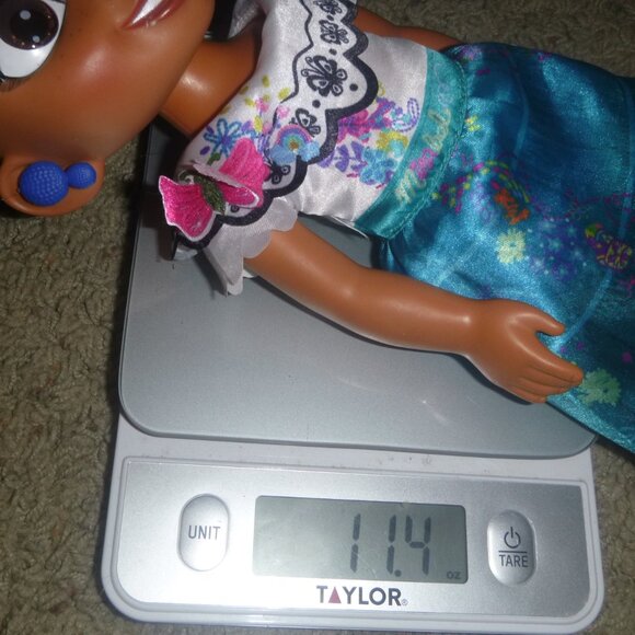 Disney Encanto Mirabel Madrigal Jakks Pacific Baby Doll 13" Plastic Moveable - Picture 7 of 7